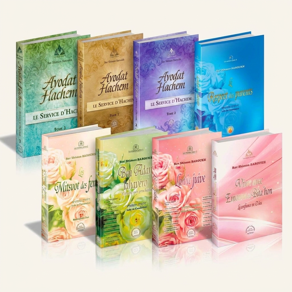 Collection de livres du Rav Shimon Baroukh
